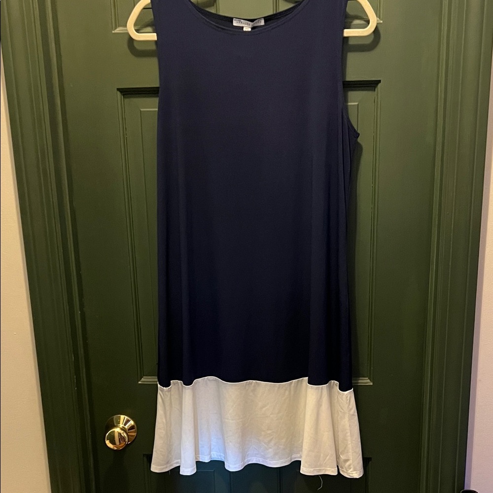 Annalee + Hope Navy and White Mini Dress